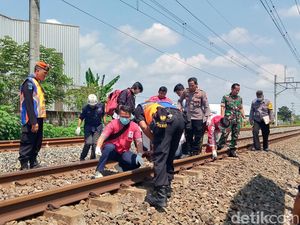 Pria Misterius Tewas Tertabrak KA Sancaka di Karanganom Klaten