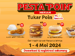 Diskon Poin 50%! McDonalds Indonesia Gelar Promo untuk Menu Favorit