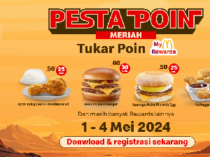 Diskon Poin 50%! McDonalds Indonesia Gelar Promo untuk Menu Favorit Diskon Poin 50%! McDonalds Indonesia Gelar Promo untuk Menu Favorit
