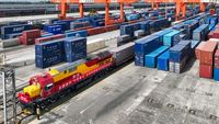 Potret Kereta Barang Ekspres Pertama yang Hubungkan China dan Asia Tenggara