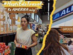 Keseruan Hesti Purwadinata Belanja di Supermarket Amerika, Ini Momennya!