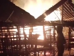 Ditinggal Nonton Bola, Kandang Ternak di Ponjong Gunungkidul Ludes Terbakar