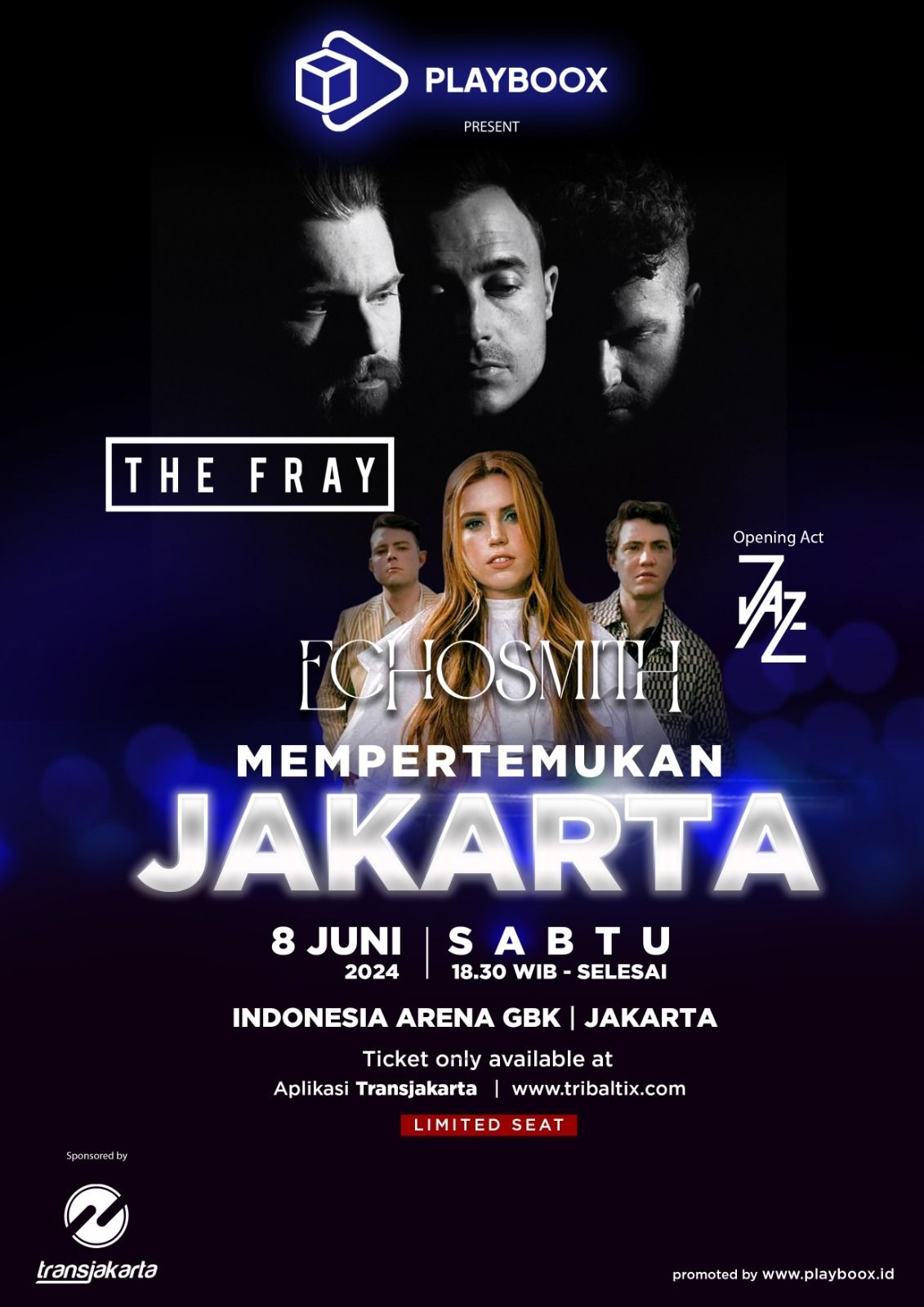 Konser Playboox 2024 (The Fray dan Echosmith)