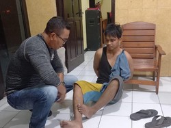 Pencuri Penambat Rel KA Tertangkap Basah Saat Beraksi di Beji Pasuruan