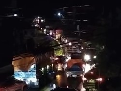 Jalan Poros Wajo-Palopo Terendam Banjir, Lalin Macet 5 Km