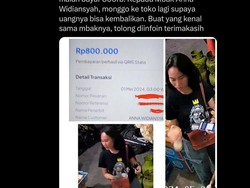 Wanita Ini Dicari gegara Kelebihan Bayar Rp 8 Ribu Jadi Rp 800 Ribu