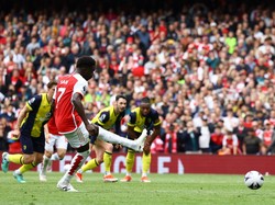 Gol Penalti Bawa Arsenal Ungguli Bournemouth 1-0 di Babak I
