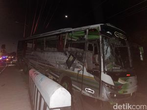 Petaka Bus Rombongan Reuni Keluarga Kecelakaan di Kulon Progo, 2 Orang Tewas