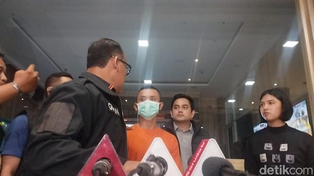 Kapolres Metro Jakarta Utara Kombes Gidion Arif Setyawan mengungkap kasus tewasnya taruna STIP, Putu Satria Ananta Rustika (19) (Brigitta Belia/detikcom)