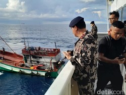 Kapal Ikan Vietnam Kabur Dikejar Petugas di Laut Natuna