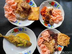 Nasi Uduk Betawi Bang Upen Punya 20 Lauk Sedap, Pesmol Ikan Wajib Dicoba!