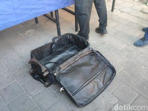 Ini Koper yang Dipakai Amrin Buang Jasad Wanita Panggilan di Kuta