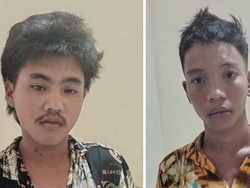 Tampang Candra dan Junaidi, Pemalak Truk Viral di Palembang