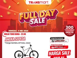 Transmart Full Day Sale Kasih Potongan Harga Sepeda, Hemat Rp 580 Ribuan!