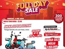 Obral Sepeda Listrik di Transmart Full Day Sale, Harganya Cuma Rp 3 Jutaan