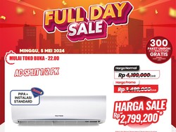 Lawan Cuaca Panas, AC Split 1/2 PK Transmart Full Day Sale Diskon Nih!