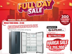 Murah Bener! Beli Kulkas di Transmart Full Day Sale Hemat Rp 2 Jutaan