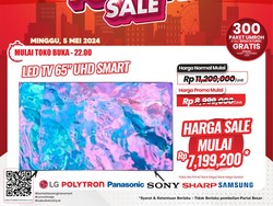 TV LED 65 Inch Diskon Sampai Rp 4 Jutaan di Transmart Full Day Sale!