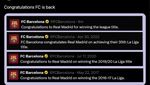 Meme Barca Jadi Congratulations FC Usai Real Madrid Juara