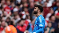 David Raya pun kini sedang memimpin daftar kiper dengan rasio penyelamatan terbaik di awal Liga Inggris musim ini, versi WhoScored (Reuters)
