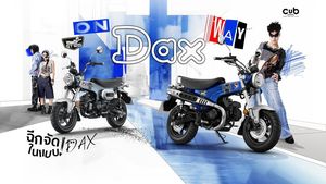 Potret Honda Dax 125 Terbaru dengan Pilihan Warna Biru