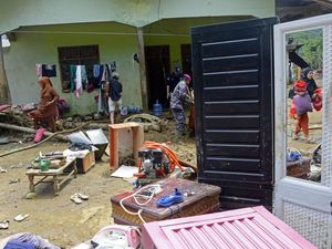 Kondisi Pascabanjir Bandang di Luwu