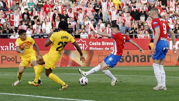 Kemenangan atas Barcelona berarti luar biasa untuk Girona. Hasil yang mengantarkan tim Catalan itu menembus Liga Champions untuk pertama kalinya. Selamat!