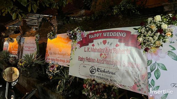 Rumah Mahalini menjelang upacara Mepamit