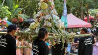 Tasyakuran Kemenangan Prabowo-Gibran dengan Grebeg Tumpeng