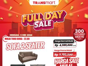 Banjir Diskon! Beli Sofa di Transmart Full Day Sale Hemat hingga Rp 1,5 Jutaan