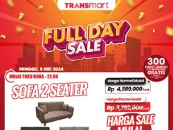 Banjir Diskon! Beli Sofa di Transmart Full Day Sale Hemat hingga Rp 1,5 Jutaan