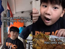 Diajak Makan di Warteg, Bocah Korea Ini Bingung Cara Pesannya!