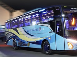 Blue Star Rilis Bus Baru: Bodi Jetbus 5 MHD, Sasis Mercedes-Benz