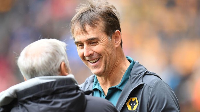 WOLVERHAMPTON, ENGLAND - AUGUST 05: Head Coach Julen Lopetegui of Wolverhampton Wanderers  during the Pre Season Friendly match between Wolverhampton Wanderers and Stade Rennais at Molineux on August 05, 2023 in Wolverhampton, England. (Photo by Tony Marshall/Getty Images)