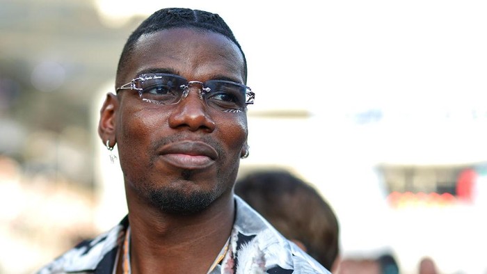 ABU DHABI, UNITED ARAB EMIRATES - NOVEMBER 26: Paul Pogba on the grid during the F1 Grand Prix of Abu Dhabi at Yas Marina Circuit on November 26, 2023 in Abu Dhabi, United Arab Emirates. (Photo by Qian Jun/MB Media/Getty Images)