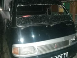 Kaca Mobil Dilempar Batu OTK di Klaten, Sopir Luka Dibawa ke RS