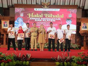 Halalbihalal dengan Dinkes, Bupati Klaten Harap Kasus DBD Bisa Ditekan
