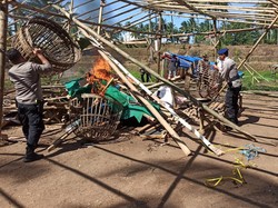 Polisi dan TNI Gerebek Arena Judi Sabung Ayam di Kepanjen Malang, Tapi Bocor