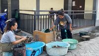 Geliat Perekonomian Warga Pesisir Surabaya