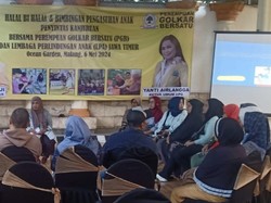 Perempuan Golkar Jatim Komitmen Dampingi Anak Penyintas Tragedi Kanjuruhan