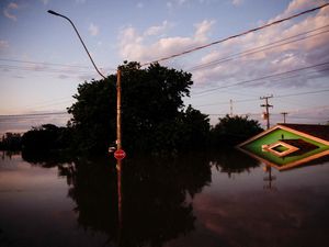 Ribuan Rumah di Brasil Tenggelam gegara Banjir