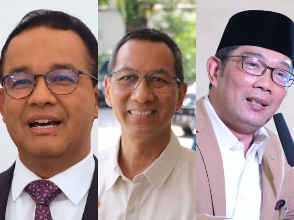 Survei Pilgub Jakarta Versi ASI: RK 30,5%, Anies 29,0%, Heru Budi 7,0%