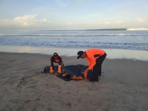 Wisatawan Asal Deli Serdang Tewas Digulung Ombak di Pantai Legian