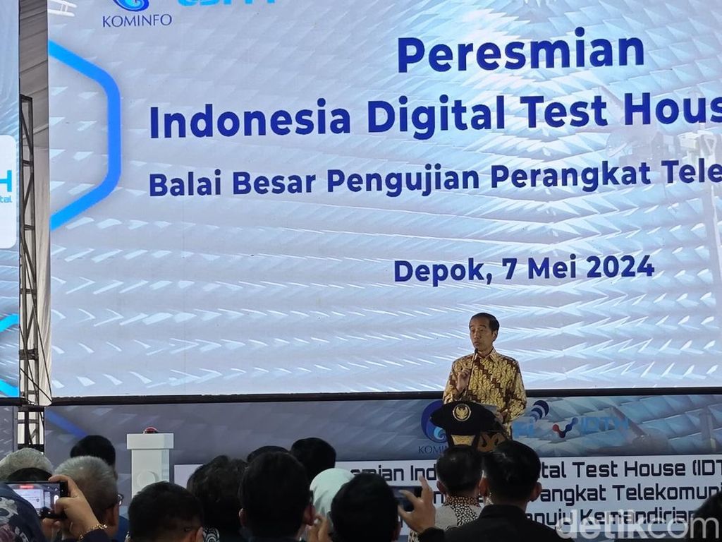 Jokowi Resmikan Balai Uji Perangkat Telekomunikasi Terbesar di ASEAN