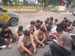 Polisi Amankan Puluhan Pelajar SMA Terlibat Tawuran di Kota Bogor