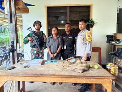 Wanita Asal Papua Nugini Bawa 2 Amunisi Ilegal di Jayapura Ditangkap