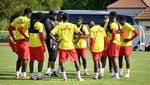 Foto: Aksi Guinea U-23 Latihan Jelang Lawan King Indo