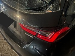 Safiq Rahim Diteror, Kaca Honda City Hatchback Miliknya Pecah