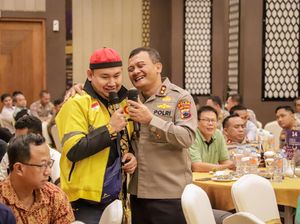 Momen Halalbihalal Bareng Kapolda Jateng Jadi Ajang Curhat Sopir Ojol-Supeltas