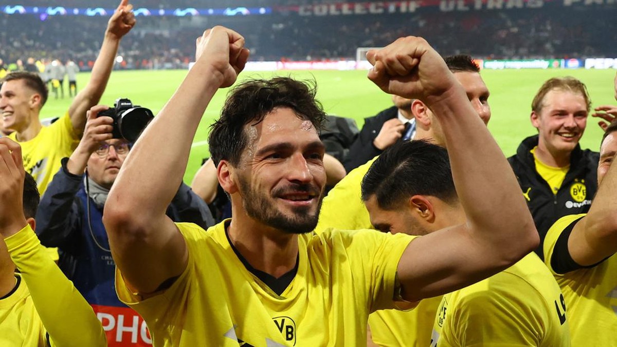 Borussia Dortmund ke final Liga Champions. (Foto: REUTERS/Kai Pfaffenbach)